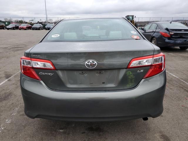 4T4BF1FKXER350825 - 2014 TOYOTA CAMRY L GRAY photo 6