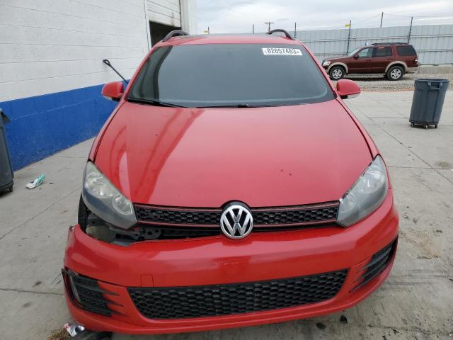 3VWPL7AJ9CM714102 - 2012 VOLKSWAGEN JETTA TDI RED photo 5