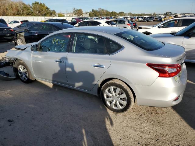 3N1AB7AP3HY353601 - 2017 NISSAN SENTRA S SILVER photo 2