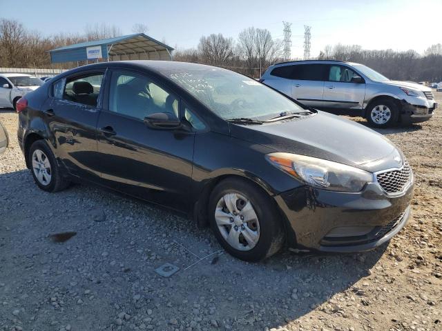 KNAFK4A66F5437184 - 2015 KIA FORTE LX BLACK photo 4