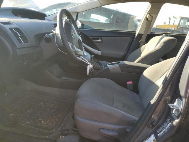 JTDKN3DU7C5439972 - 2012 TOYOTA PRIUS 灰色 照片 7