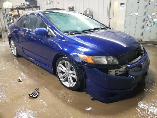 2HGFG21518H701991 - 2008 HONDA CIVIC SI BLUE photo 4