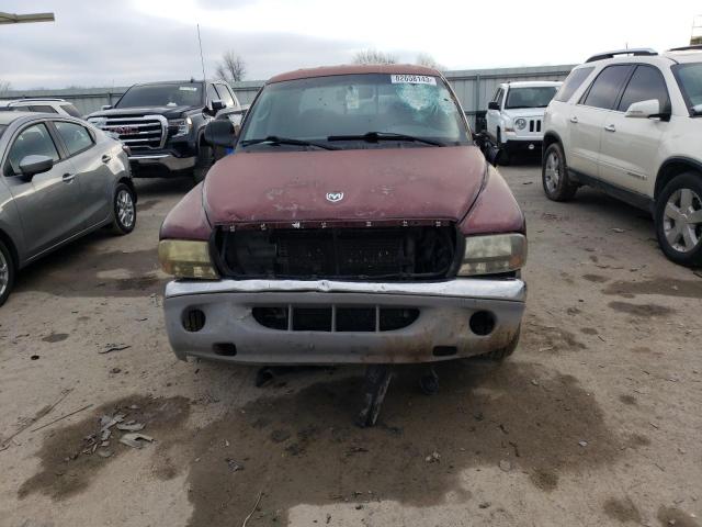 1B7GL2AN71S118242 - 2001 DODGE DAKOTA QUAD MAROON photo 5