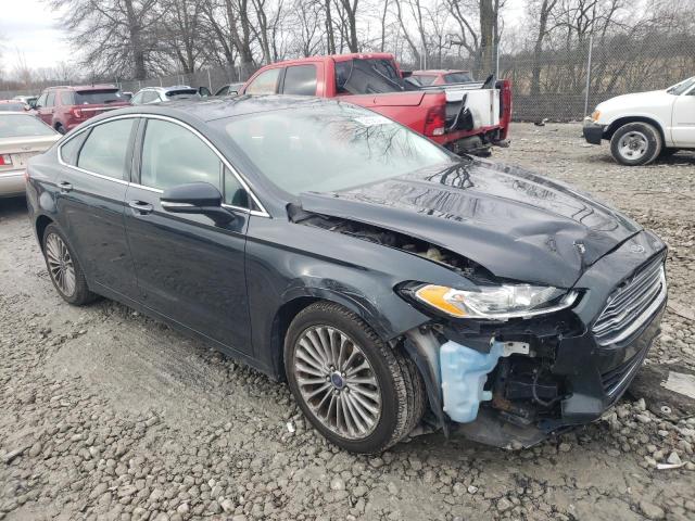 3FA6P0K99ER135184 - 2014 FORD FUSION TITANIUM BLACK photo 4