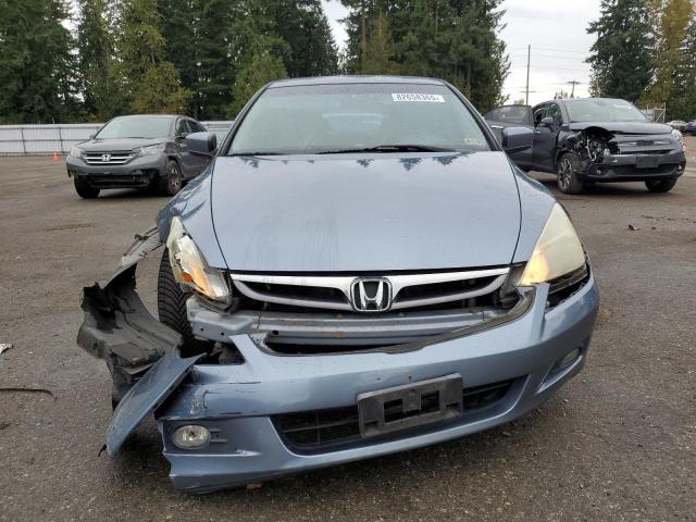 1HGCM56787A203632 - 2007 HONDA ACCORD EX BLUE photo 5