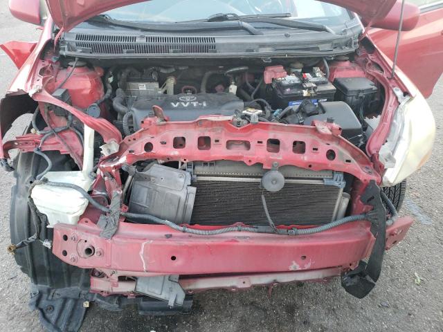 JTDBT923271075587 - 2007 TOYOTA YARIS RED photo 11