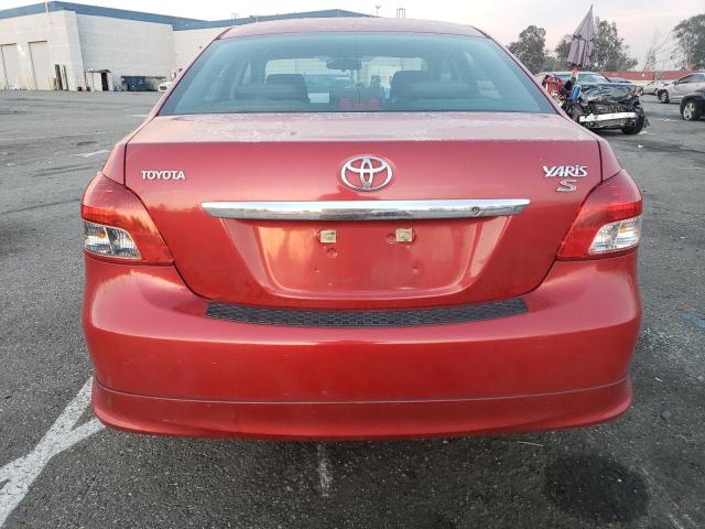 JTDBT923271075587 - 2007 TOYOTA YARIS RED photo 6