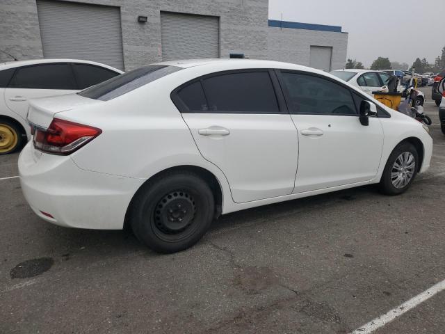 19XFB2F50DE291406 - 2013 HONDA CIVIC LX WHITE photo 3