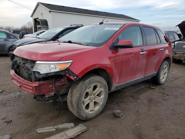 2FMDK3JC7BBA91643 - 2011 FORD EDGE SEL RED photo 1