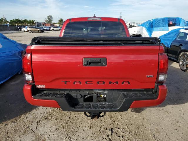 3TMAZ5CNXNM165850 - 2022 TOYOTA TACOMA DOUBLE CAB RED photo 6