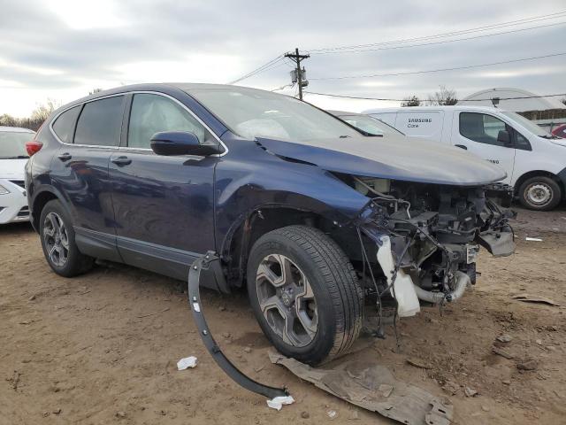 7FARW2H57JE004930 - 2018 HONDA CR-V EX BLUE photo 4