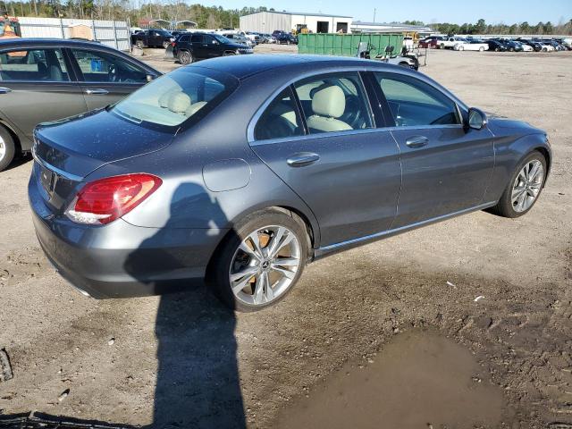 55SWF4JB0HU221450 - 2017 MERCEDES-BENZ C 300 SILVER photo 3