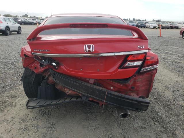 2HGFB6E5XFH702330 - 2015 HONDA CIVIC SI RED photo 6