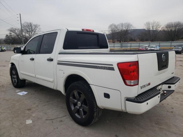 1N6BA0EK5CN321701 - 2012 NISSAN TITAN S WHITE photo 2