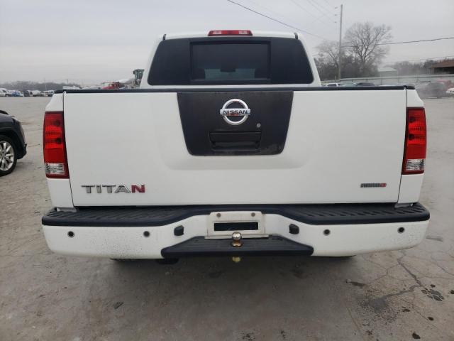 1N6BA0EK5CN321701 - 2012 NISSAN TITAN S WHITE photo 6