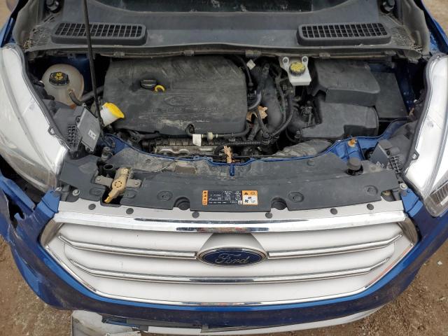 1FMCU9HD2JUC80023 - 2018 FORD ESCAPE SEL Bleu photo 12