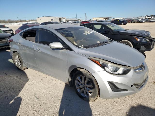 5NPDH4AE2FH619478 - 2015 HYUNDAI ELANTRA SE SILVER photo 4