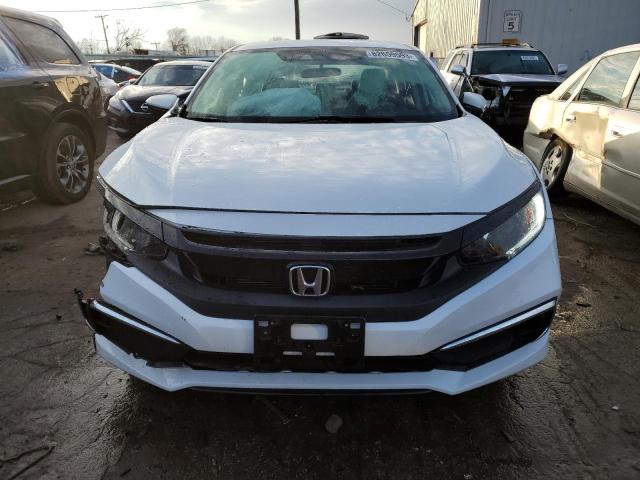 19XFC2F62KE011407 - 2019 HONDA CIVIC LX WHITE photo 5