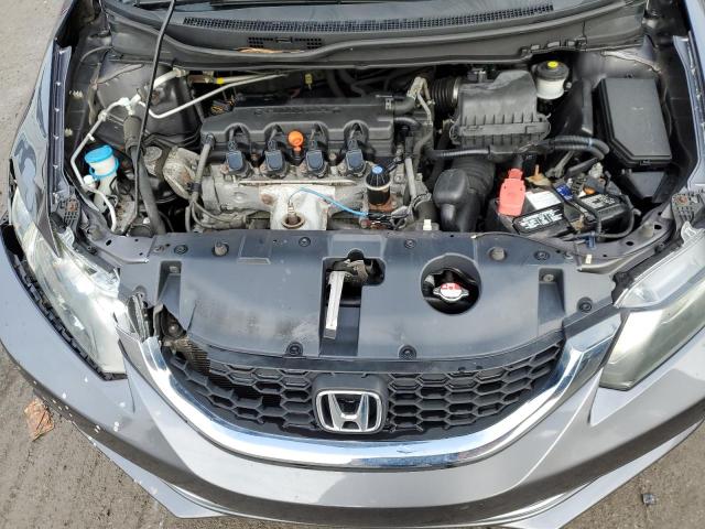 19XFB2F53EE236126 - 2014 HONDA CIVIC LX GRAY photo 11