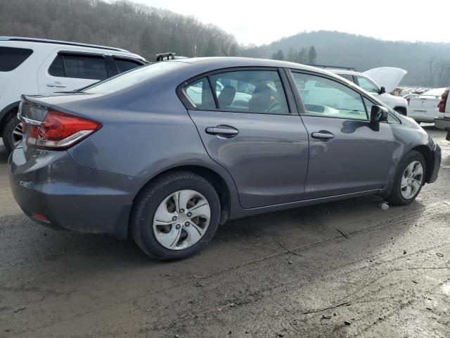 19XFB2F53EE236126 - 2014 HONDA CIVIC LX GRAY photo 3