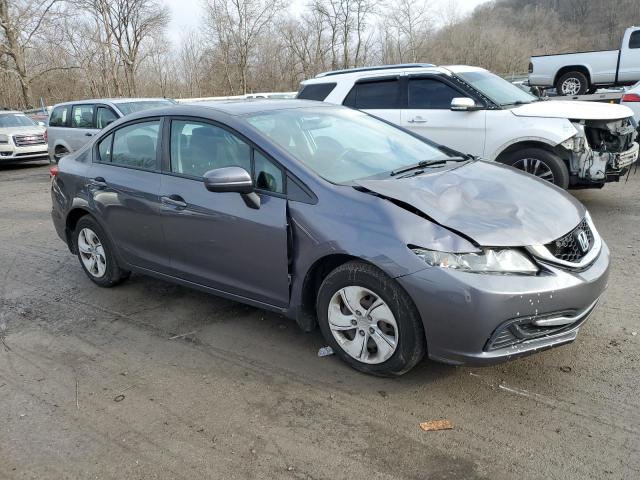 19XFB2F53EE236126 - 2014 HONDA CIVIC LX GRAY photo 4