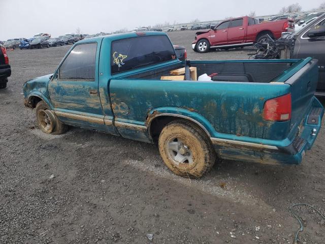 1GCCS1447TK118839 - 1996 CHEVROLET S TRUCK S10 GREEN photo 2