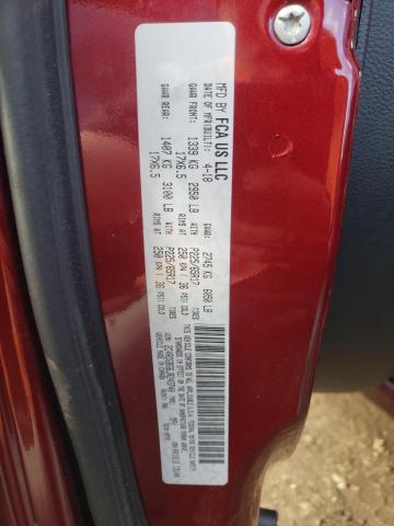 2C4RDGBG6JR243740 - 2018 DODGE GRAND CARA SE RED photo 13