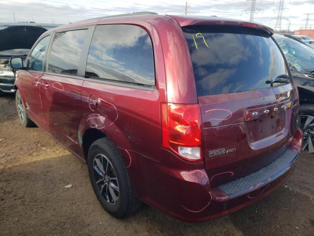 2C4RDGBG6JR243740 - 2018 DODGE GRAND CARA SE RED photo 2