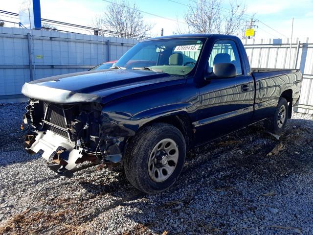 3GCEC14X86G160125 - 2006 CHEVROLET SILVERADO C1500 BLUE photo 1