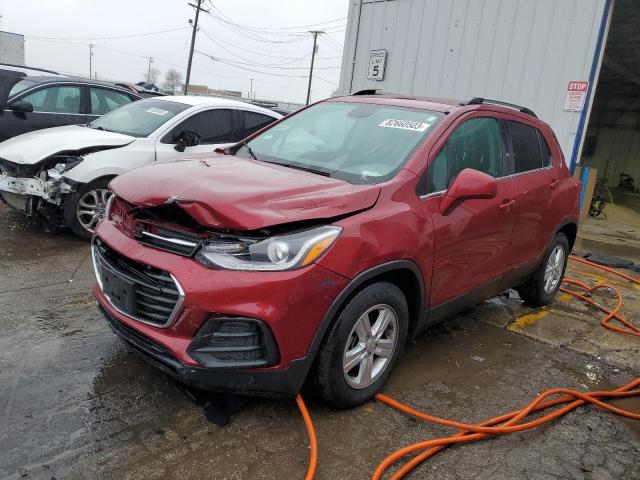 3GNCJLSB1JL360528 - 2018 CHEVROLET TRAX 1LT MAROON photo 1