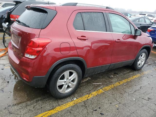 3GNCJLSB1JL360528 - 2018 CHEVROLET TRAX 1LT MAROON photo 3