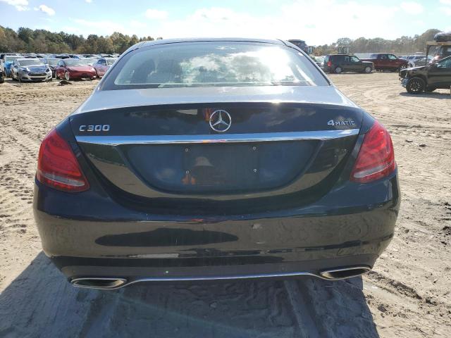 55SWF4KB7FU093851 - 2015 MERCEDES-BENZ C 300 4MATIC BLACK photo 6