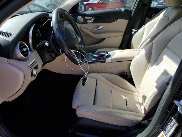 55SWF4KB7FU093851 - 2015 MERCEDES-BENZ C 300 4MATIC BLACK photo 7