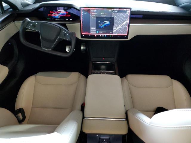 5YJSA1E57NF475234 - 2022 TESLA MODEL S BLUE photo 8