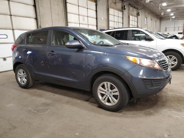 KNDPBCA20B7018664 - 2011 KIA SPORTAGE LX BLUE photo 4