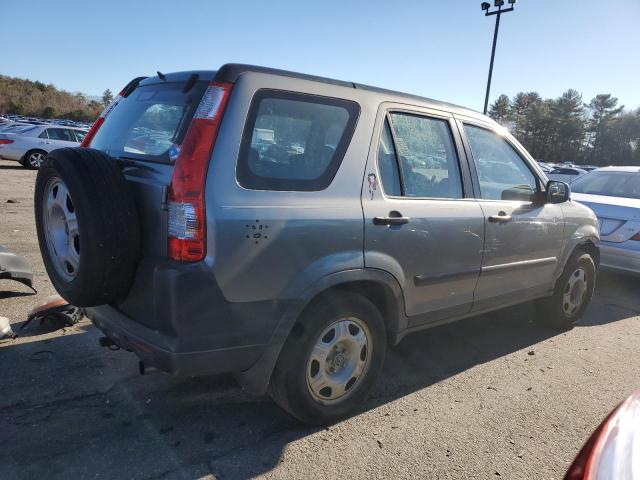 JHLRD68586C009229 - 2006 HONDA CR-V LX GRAY photo 3