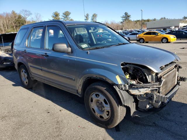 JHLRD68586C009229 - 2006 HONDA CR-V LX GRAY photo 4