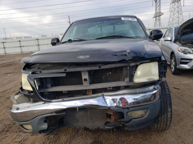 2FTRX18L42CA38690 - 2002 FORD F150 BLACK photo 5