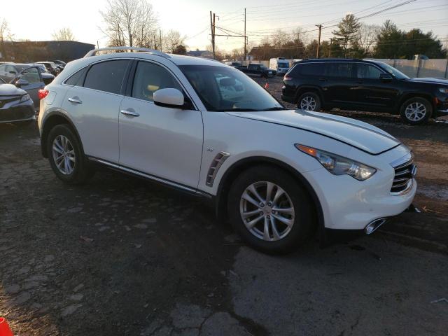 JN8CS1MW9FM481285 - 2015 INFINITI QX70 WHITE photo 4