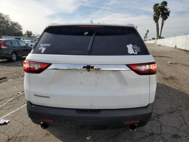 1GNERFKWXKJ174680 - 2019 CHEVROLET TRAVERSE LS WHITE photo 6