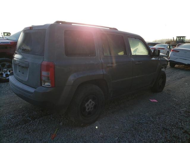 1C4NJPBA7ED596287 - 2014 JEEP PATRIOT SPORT GRAY photo 3