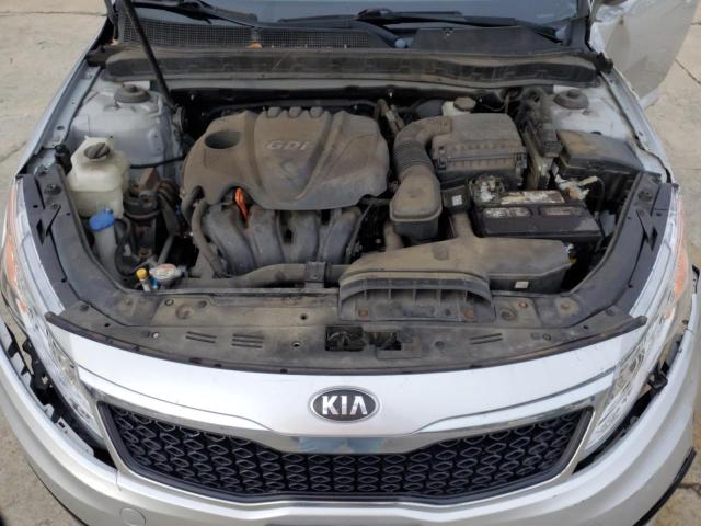 KNAGM4A71D5393843 - 2013 KIA OPTIMA LX SILVER photo 11