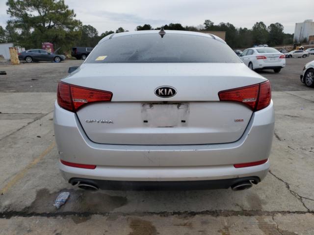 KNAGM4A71D5393843 - 2013 KIA OPTIMA LX SILVER photo 6