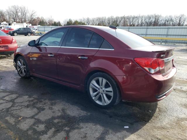 1G1PG5SB9F7250867 - 2015 CHEVROLET CRUZE LTZ RED photo 2