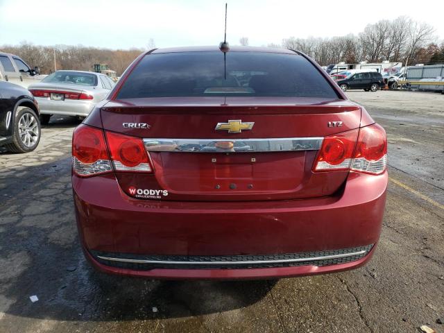 1G1PG5SB9F7250867 - 2015 CHEVROLET CRUZE LTZ RED photo 6