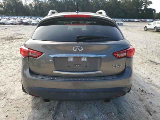 JN8CS1MUXFM380447 - 2015 INFINITI QX70 GRAY photo 6