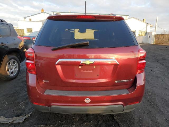 2GNFLFEK3G6162731 - 2016 CHEVROLET EQUINOX LT BURGUNDY photo 6