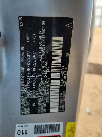 5TDKZ3DC5HS807742 - 2017 TOYOTA SIENNA LE ვერცხლისფერი ფოტო 13