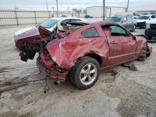 1ZVHT82H255120465 - 2005 FORD MUSTANG GT RED photo 3