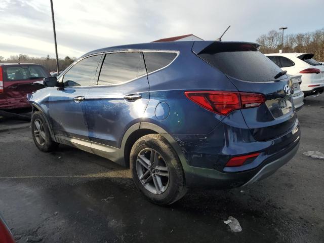 5XYZTDLB0JG538714 - 2018 HYUNDAI SANTA FE S BLUE photo 2